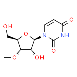 ChemSpider 2D Image | 3'-O-Methyluridine | C10H14N2O6