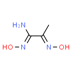 ChemSpider 2D Image | (2E)-N-Hydroxy-2-(hydroxyimino)propanimidamide | C3H7N3O2