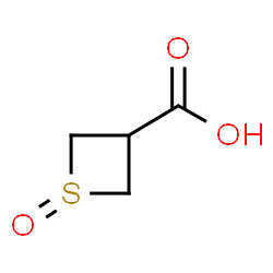 ChemSpider 2D Image | 3-Thietanecarboxylic acid 1-oxide | C4H6O3S