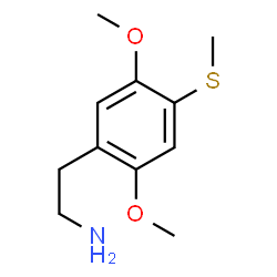 ChemSpider 2D Image | 2-(2,5-dimethoxy-4-(methylthio)phenyl)ethanamine | C11H17NO2S