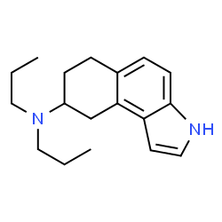 ChemSpider 2D Image | N,N-Dipropyl-6,7,8,9-tetrahydro-3H-benzo[e]indol-8-amine | C18H26N2