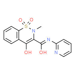 ChemSpider 2D Image | Piroxicam | C15H13N3O4S