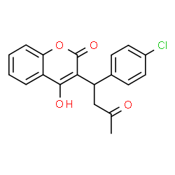 ChemSpider 2D Image | Coumachlor | C19H15ClO4