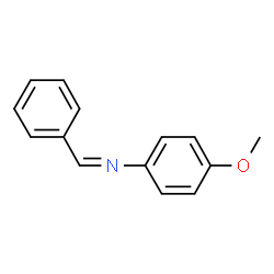 ChemSpider 2D Image | N1-benzylidene-4-methoxyaniline | C14H13NO