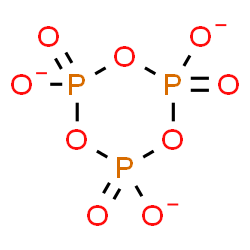 ChemSpider 2D Image | 1,3,5,2,4,6-Trioxatriphosphinane-2,4,6-triolate 2,4,6-trioxide | O9P3