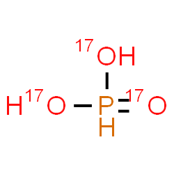 ChemSpider 2D Image | (~17~O_3_)Phosphonic acid | H317O3P