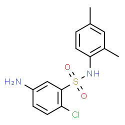 ChemSpider 2D Image | 5-AMINO-2-CHLORO-2',4'-DIMETHYLBENZENESULFONANILIDE | C14H15ClN2O2S
