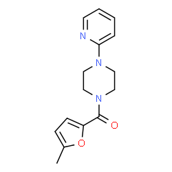ChemSpider 2D Image | (5-Methyl-2-furyl)[4-(2-pyridinyl)-1-piperazinyl]methanone | C15H17N3O2