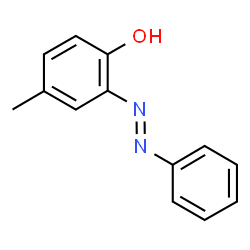 ChemSpider 2D Image | 2-Phenylazo-p-cresol | C13H12N2O
