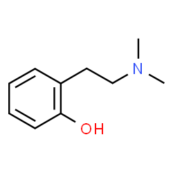 ChemSpider 2D Image | 2-[2-(Dimethylamino)ethyl]phenol | C10H15NO