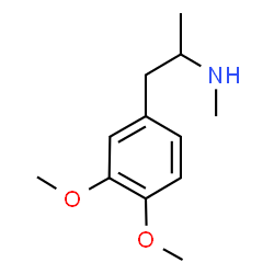 ChemSpider 2D Image | Dimethoxymethamphetamine | C12H19NO2