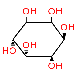 ChemSpider 2D Image | (1R,2R,3S,6S)-1,2,3,4,5,6-Cyclohexanehexol | C6H12O6