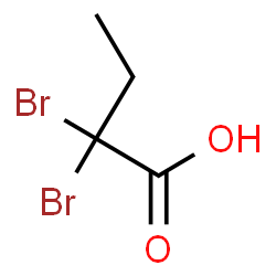 ChemSpider 2D Image | 2,2-Dibromobutanoic acid | C4H6Br2O2