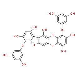 ChemSpider 2D Image | phlorofucofuroeckol-B | C30H18O14