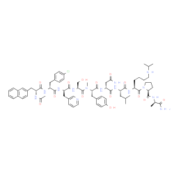 ChemSpider 2D Image | Abarelix | C72H95ClN14O14