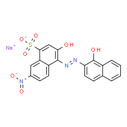 ChemSpider 2D Image | Eriochrome Black T | C20H12N3NaO7S