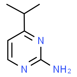 ChemSpider 2D Image | 4-Isopropyl-2-pyrimidinamine | C7H11N3