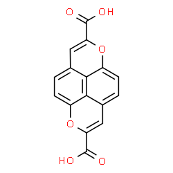 ChemSpider 2D Image | Chromeno[6,5,4-def]chromene-2,7-dicarboxylic acid | C16H8O6