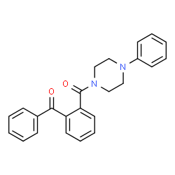 ChemSpider 2D Image | 1-(o-Benzoylbenzoyl)-4-phenylpiperazine | C24H22N2O2