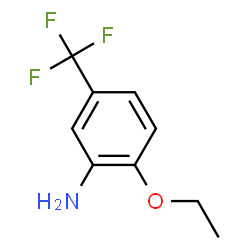 ChemSpider 2D Image | 2-Ethoxy-5-(trifluoromethyl)aniline | C9H10F3NO