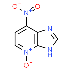 ChemSpider 2D Image | 7-Nitro-1H-imidazo[4,5-b]pyridine 4-oxide | C6H4N4O3