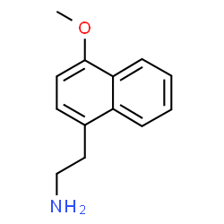 ChemSpider 2D Image | 2-(4-Methoxy-1-naphthyl)ethanamine | C13H15NO