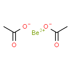ChemSpider 2D Image | Beryllium acetate | C4H6BeO4