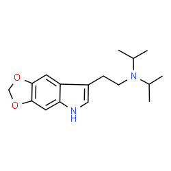 ChemSpider 2D Image | 5,6-MDO-DiPT | C17H24N2O2