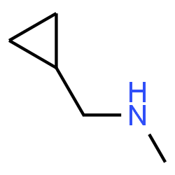ChemSpider 2D Image | (cyclopropylmethyl)methylamine | C5H11N