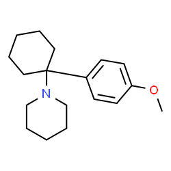 ChemSpider 2D Image | 4-MeO-PCP | C18H27NO