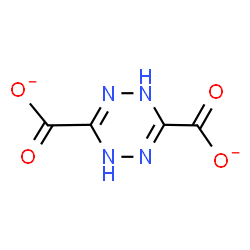 ChemSpider 2D Image | 1,2-Dihydro-1,2,4,5-tetrazine-3,6-dicarboxylate | C4H2N4O4