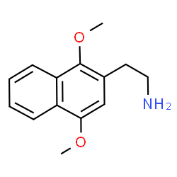 ChemSpider 2D Image | 2-(1,4-Dimethoxy-2-naphthyl)ethanamine | C14H17NO2
