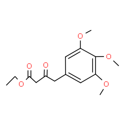 ChemSpider 2D Image | Ethyl 3-oxo-4-(3,4,5-trimethoxyphenyl)butanoate | C15H20O6
