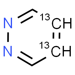 ChemSpider 2D Image | (4,5-~13~C_2_)Pyridazine | C213C2H4N2