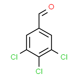 ChemSpider 2D Image | 3,4,5-Trichlorobenzaldehyde | C7H3Cl3O