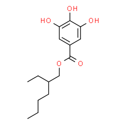 ChemSpider 2D Image | ETHYLHEXYL GALLATE | C15H22O5