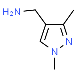 ChemSpider 2D Image | 1-(1,3-Dimethyl-1H-pyrazol-4-yl)methanamine | C6H11N3