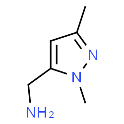 ChemSpider 2D Image | (1,3-dimethylpyrazol-5-yl)methylamine | C6H11N3