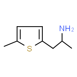 ChemSpider 2D Image | 1-(5-Methyl-2-thienyl)propan-2-amine | C8H13NS