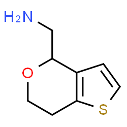 ChemSpider 2D Image | (6,7-dihydro-4H-thieno[3,2-c]pyran-4-yl)methylamine | C8H11NOS