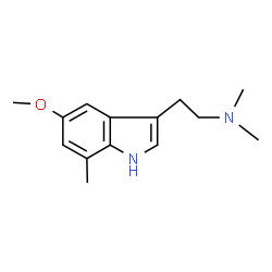 ChemSpider 2D Image | 5-METHOXY-7,N,N-TRIMETHYLTRYPTAMINE | C14H20N2O