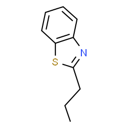 ChemSpider 2D Image | 2-Propylbenzo[d]thiazole | C10H11NS