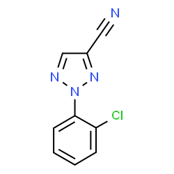 ChemSpider 2D Image | 2-(2-Chlorophenyl)-2H-1,2,3-triazole-4-carbonitrile | C9H5ClN4