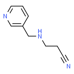 ChemSpider 2D Image | 3-pyridinemethanamine, n-(2-cyanoethyl)- | C9H11N3