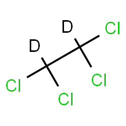 ChemSpider 2D Image | 1,1,2,2-Tetrachloroethane-d2 | C2D2Cl4