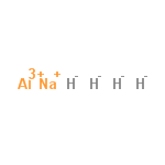 InChI=1/Al.Na.4H/q+3;+1;4*-1