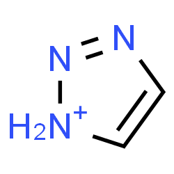ChemSpider 2D Image | triazolium ion | C2H4N3