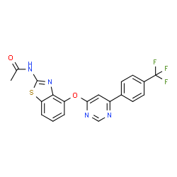 ChemSpider 2D Image | AMG 517 | C20H13F3N4O2S