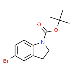 ChemSpider 2D Image | 1-Boc-5-bromoindoline | C13H16BrNO2