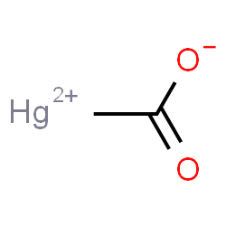 ChemSpider 2D Image | Acetate, mercury salt (1:1) | C2H3HgO2